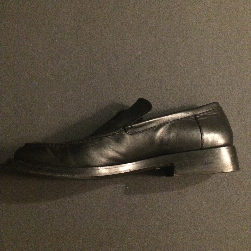 Gucci Black Leather Loafers Size 11.5 D